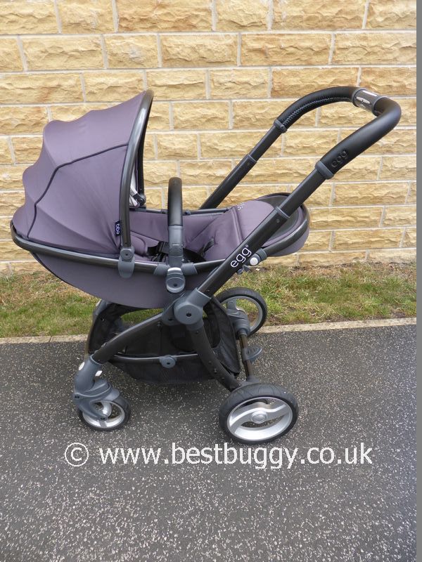 purple egg pram