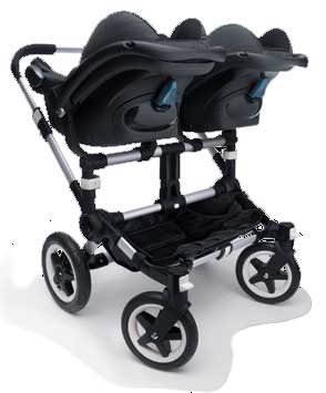 icandy twin pram side by side