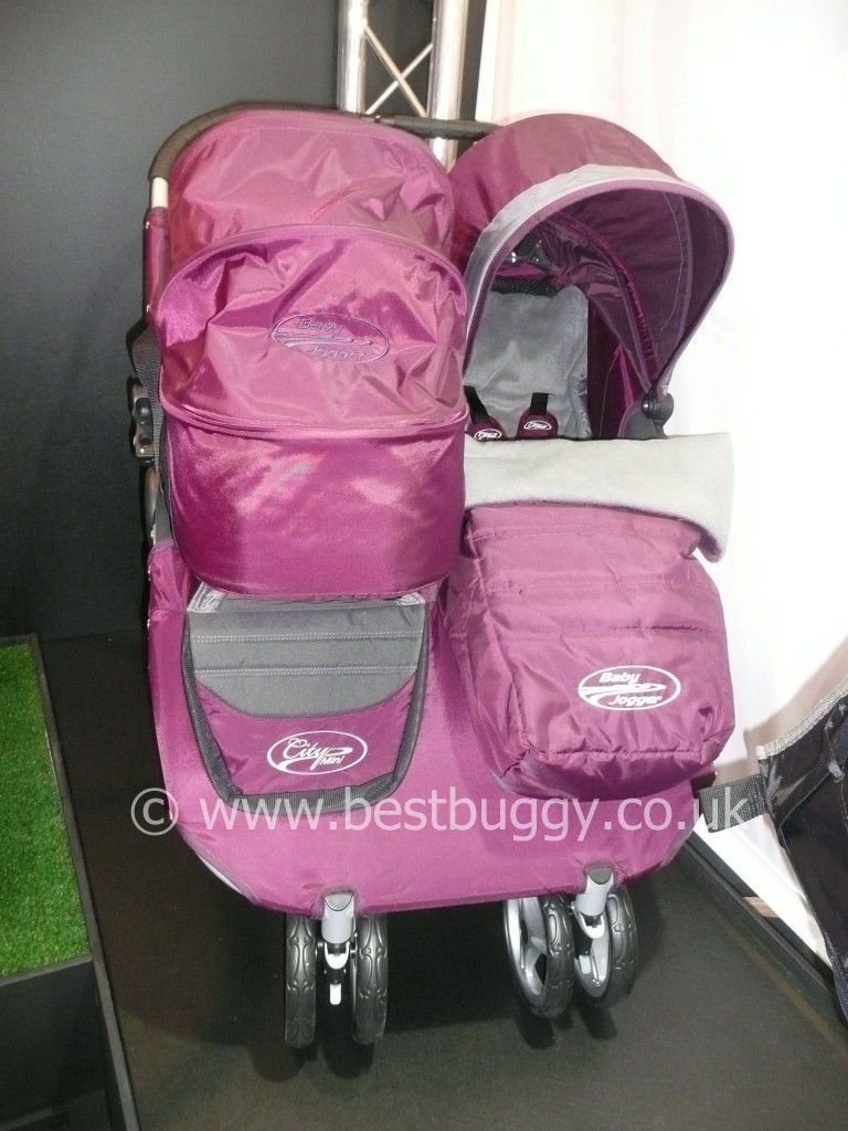 city jogger double carrycot