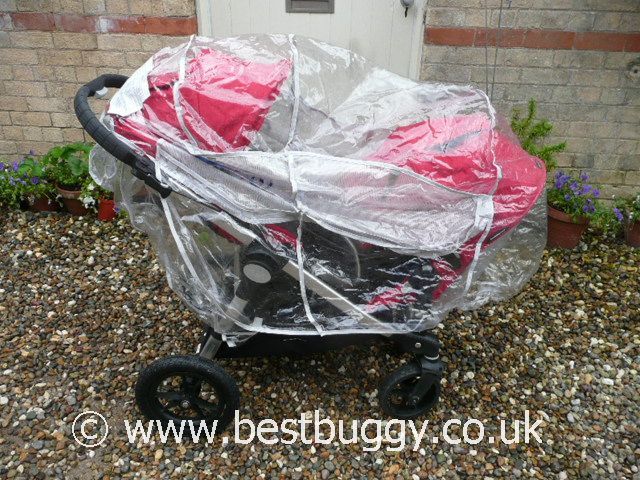 city select double stroller rain cover