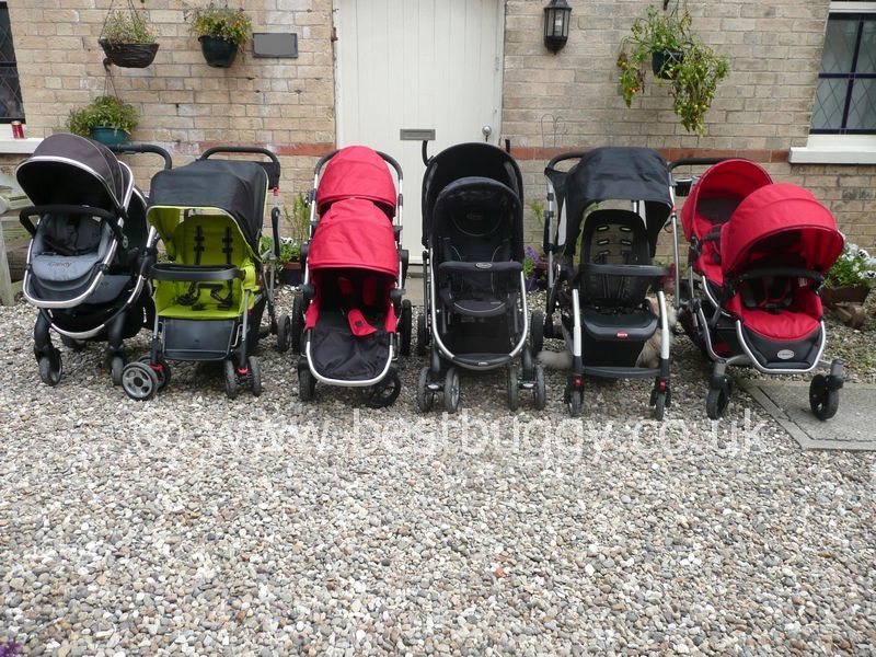 smallest double pushchair