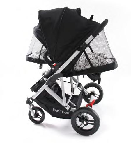 love and care double pram