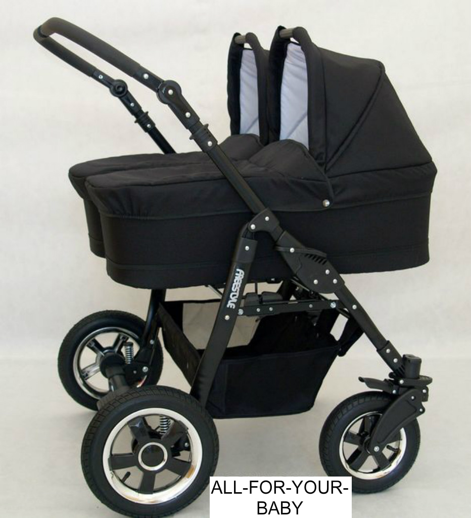 twin pushchairs from birth with car seat