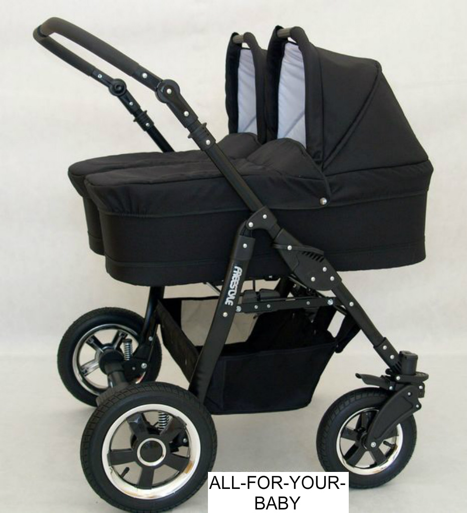 side by side double pram