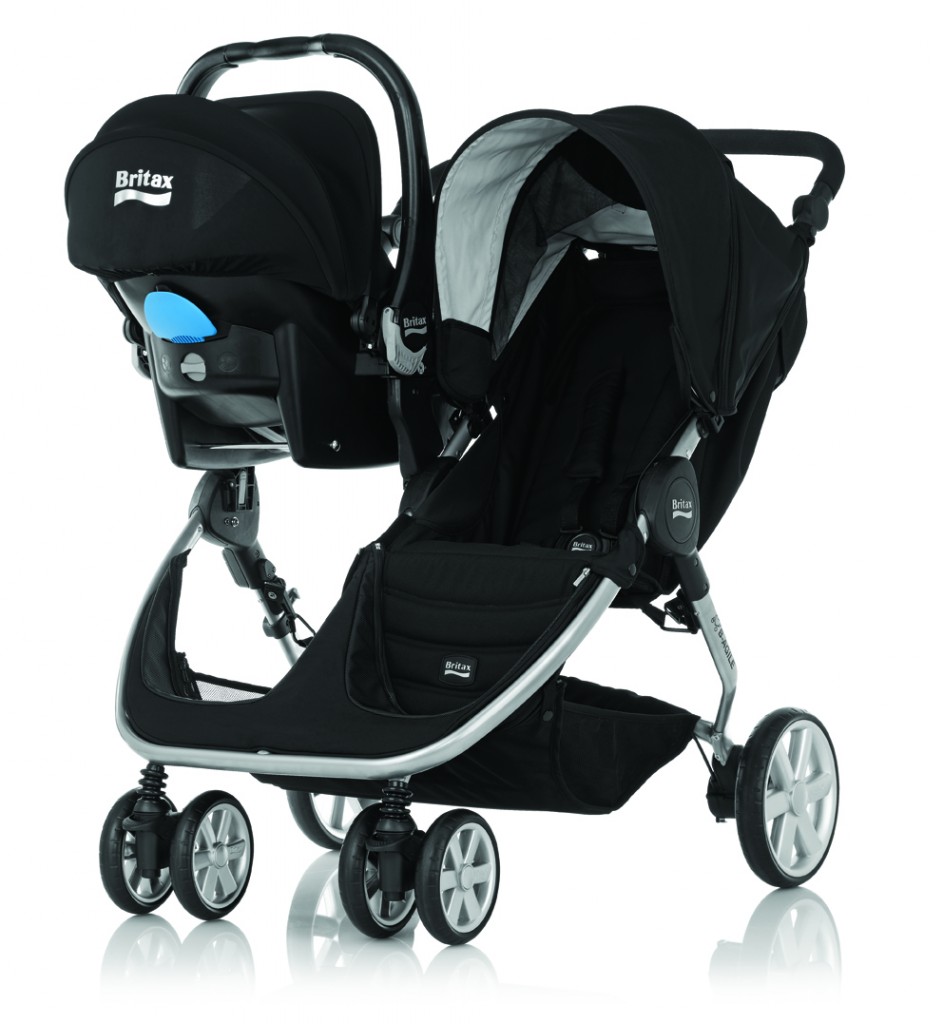 britax b agile double folded