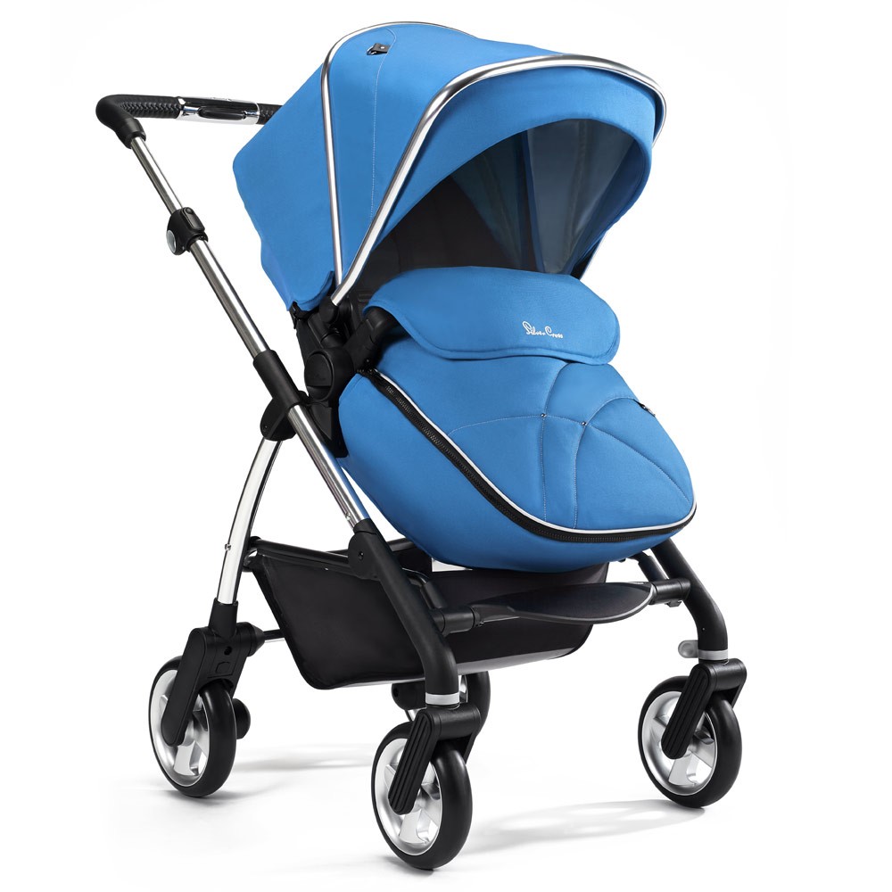 silver cross buggy blue