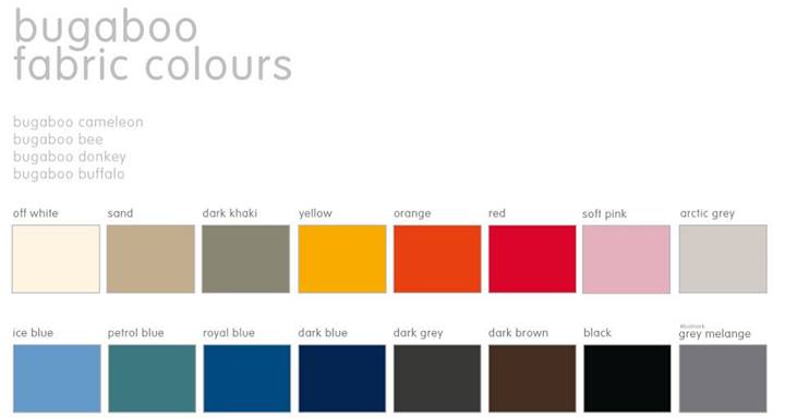 bugaboo colours