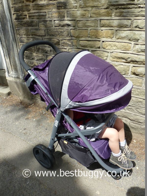 joie pushchair purple