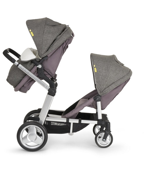 mothercare genie pushchair & second seat unit
