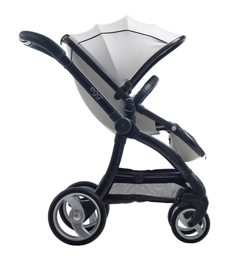 egg pram black and tan