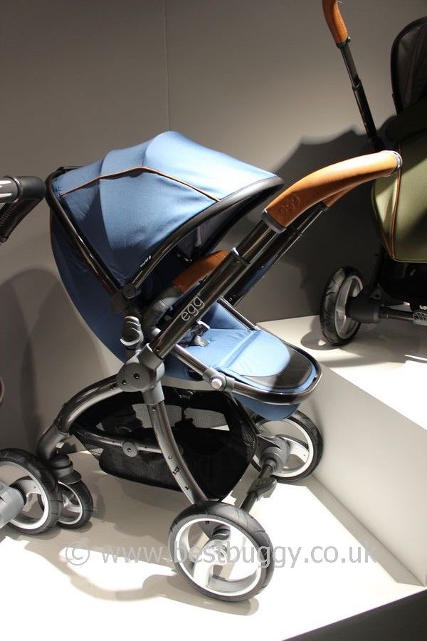 petrol blue egg pram