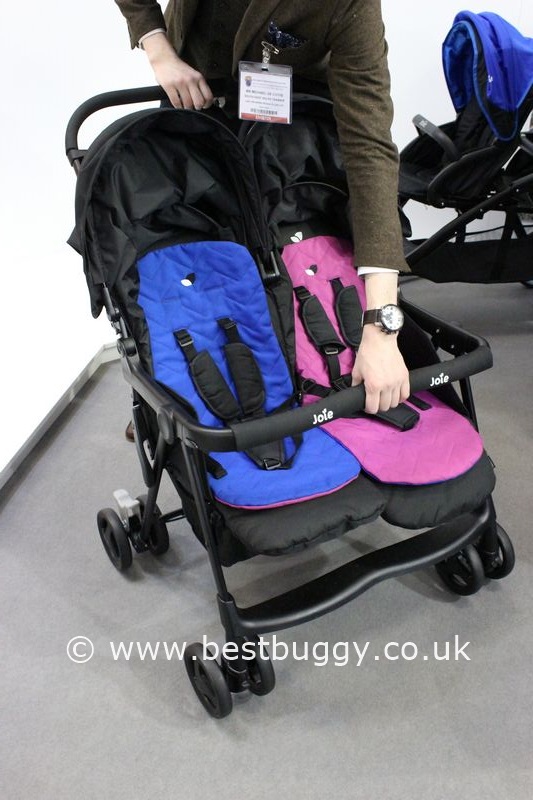 joie double buggy folded