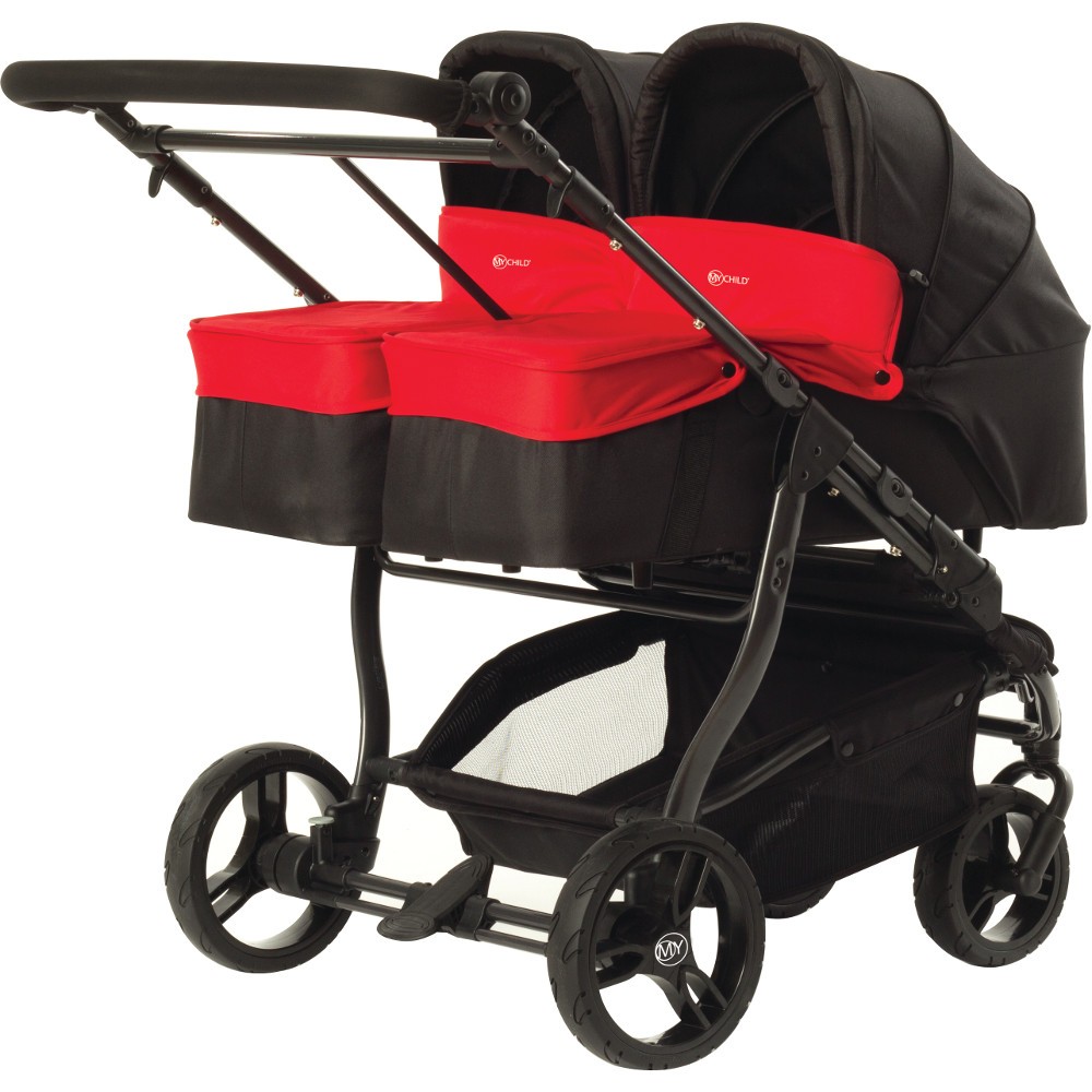 my child easy twin double stroller